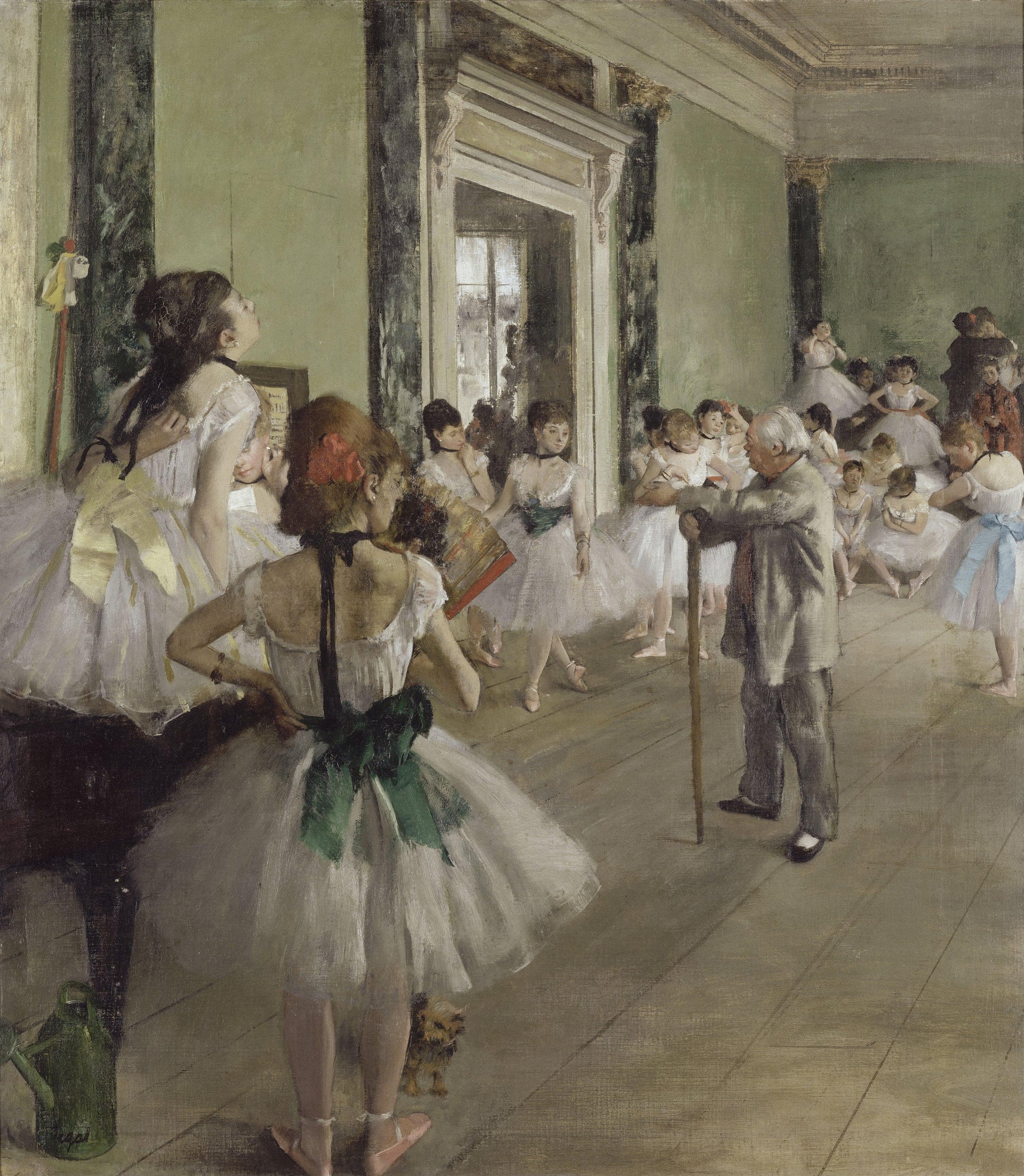 Degas - La classe di danza | Effetto lucido - Materico