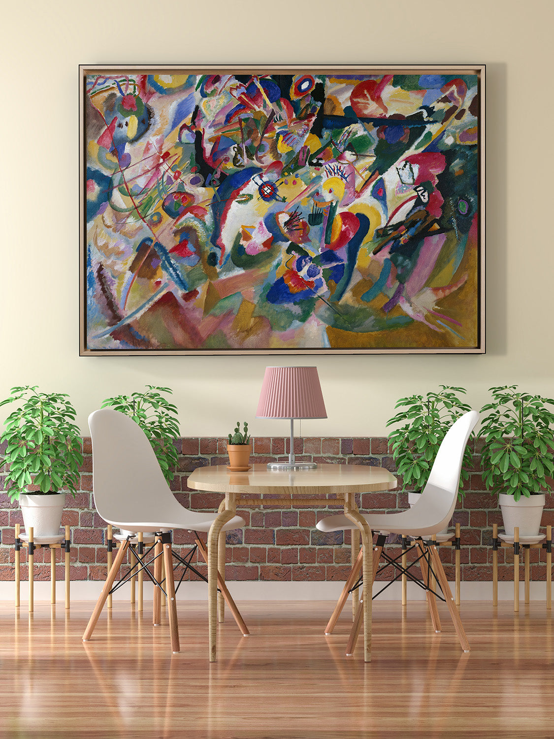 Klimt - Garten mit Sonnenblumen | Glanzeffekt