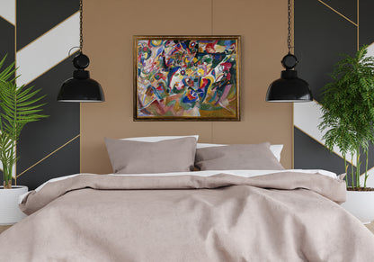 Klimt - Garten mit Sonnenblumen | Glanzeffekt