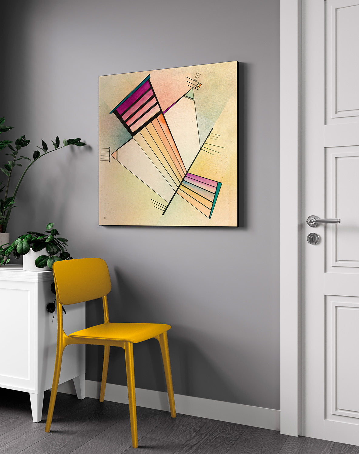 Pop art - Hokusai Wave in Van Gogh style | Flat HD or 3D print