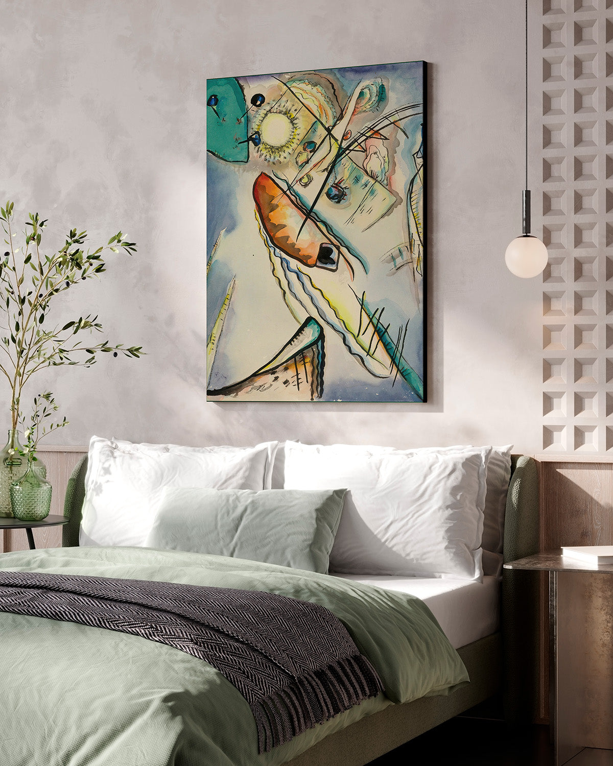 Klimt - Garten mit Sonnenblumen | Glanzeffekt