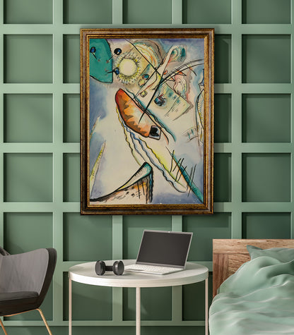 Klimt - Garten mit Sonnenblumen | Glanzeffekt