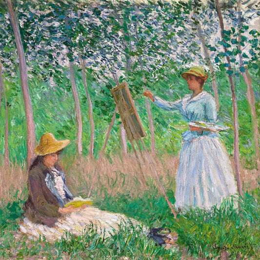 Monet - Nel bosco a Giverny | Stampa piatta HD o in 3D