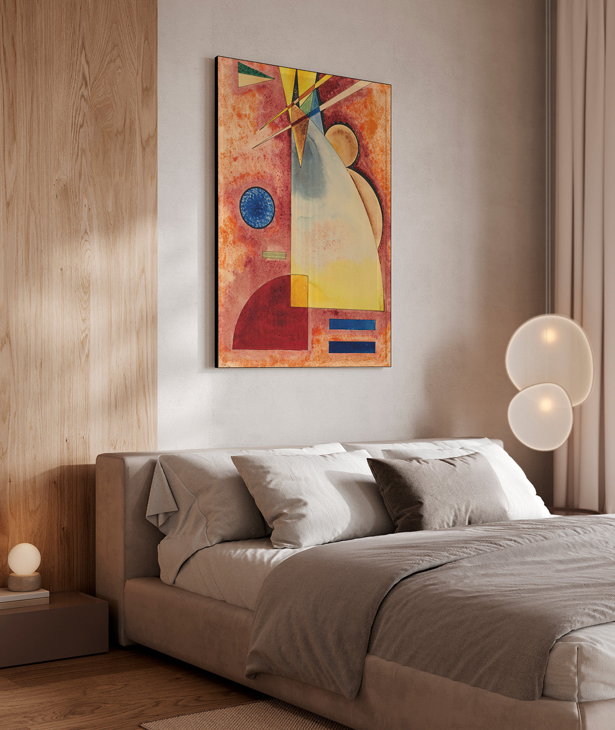 Klimt - Garten mit Sonnenblumen | Glanzeffekt