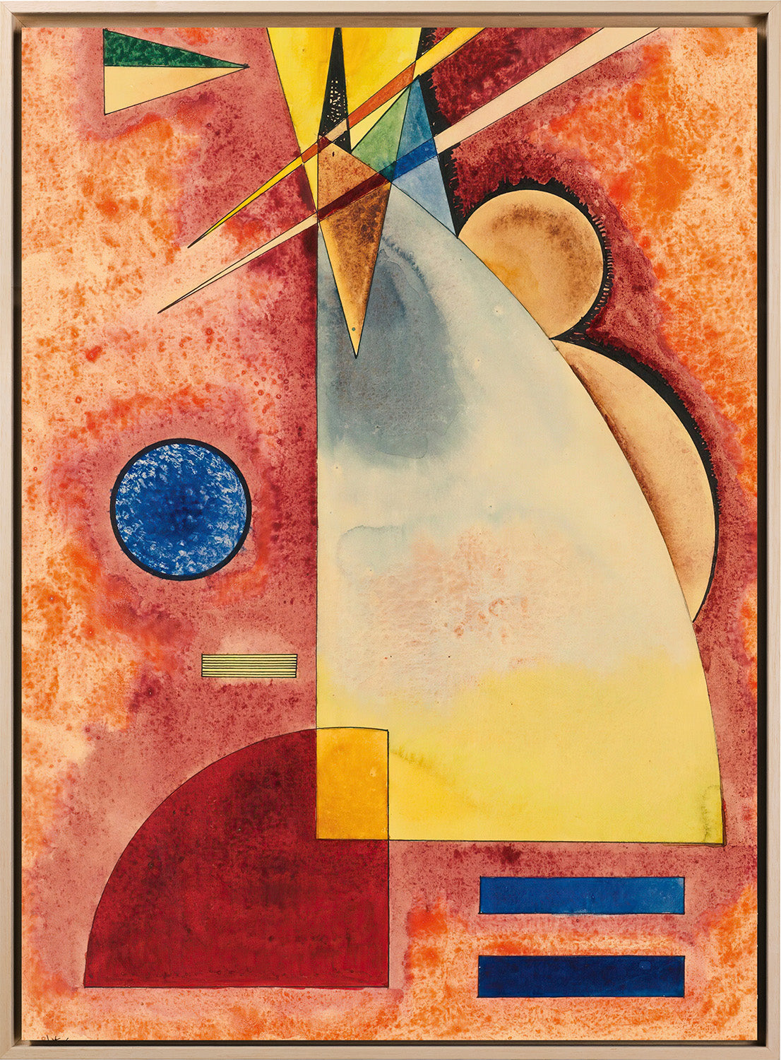 Klimt - Garten mit Sonnenblumen | Glanzeffekt