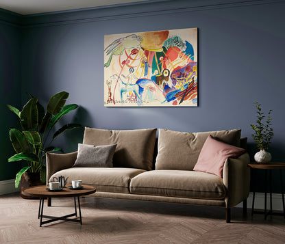 Klimt - Garten mit Sonnenblumen | Glanzeffekt