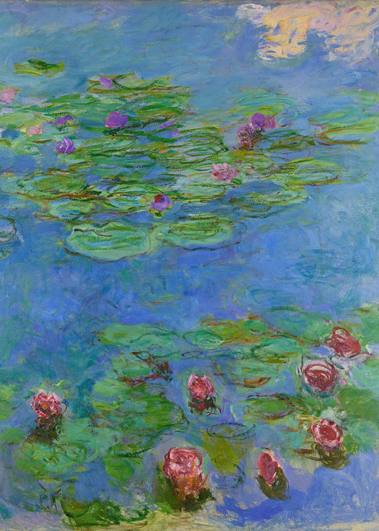 Monet - Ninfee | Stampa piatta HD o in 3D