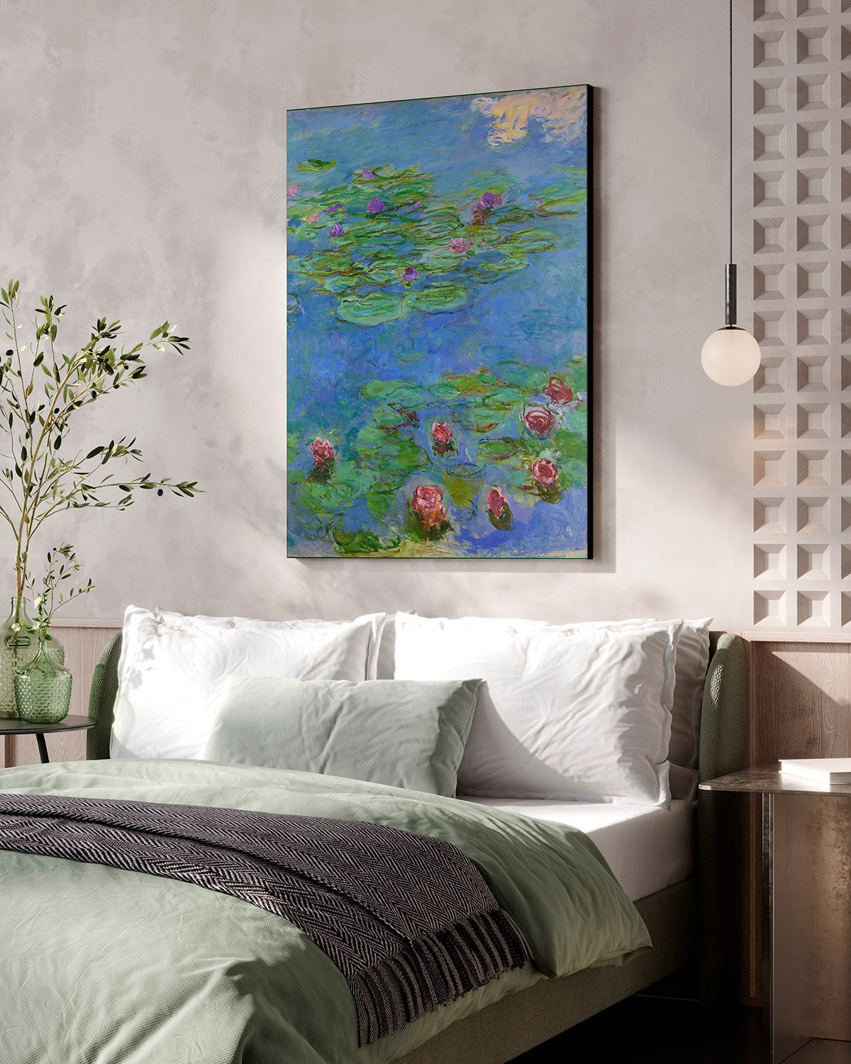 Monet - Ninfee | Stampa piatta HD o in 3D