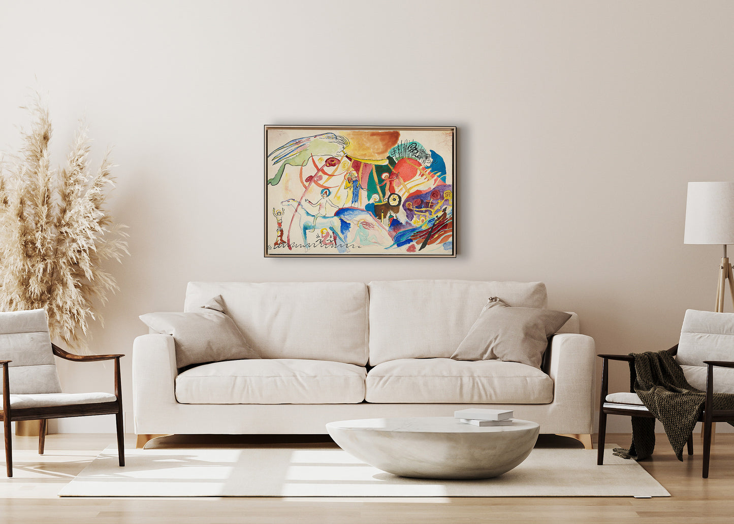 Klimt - Garten mit Sonnenblumen | Glanzeffekt