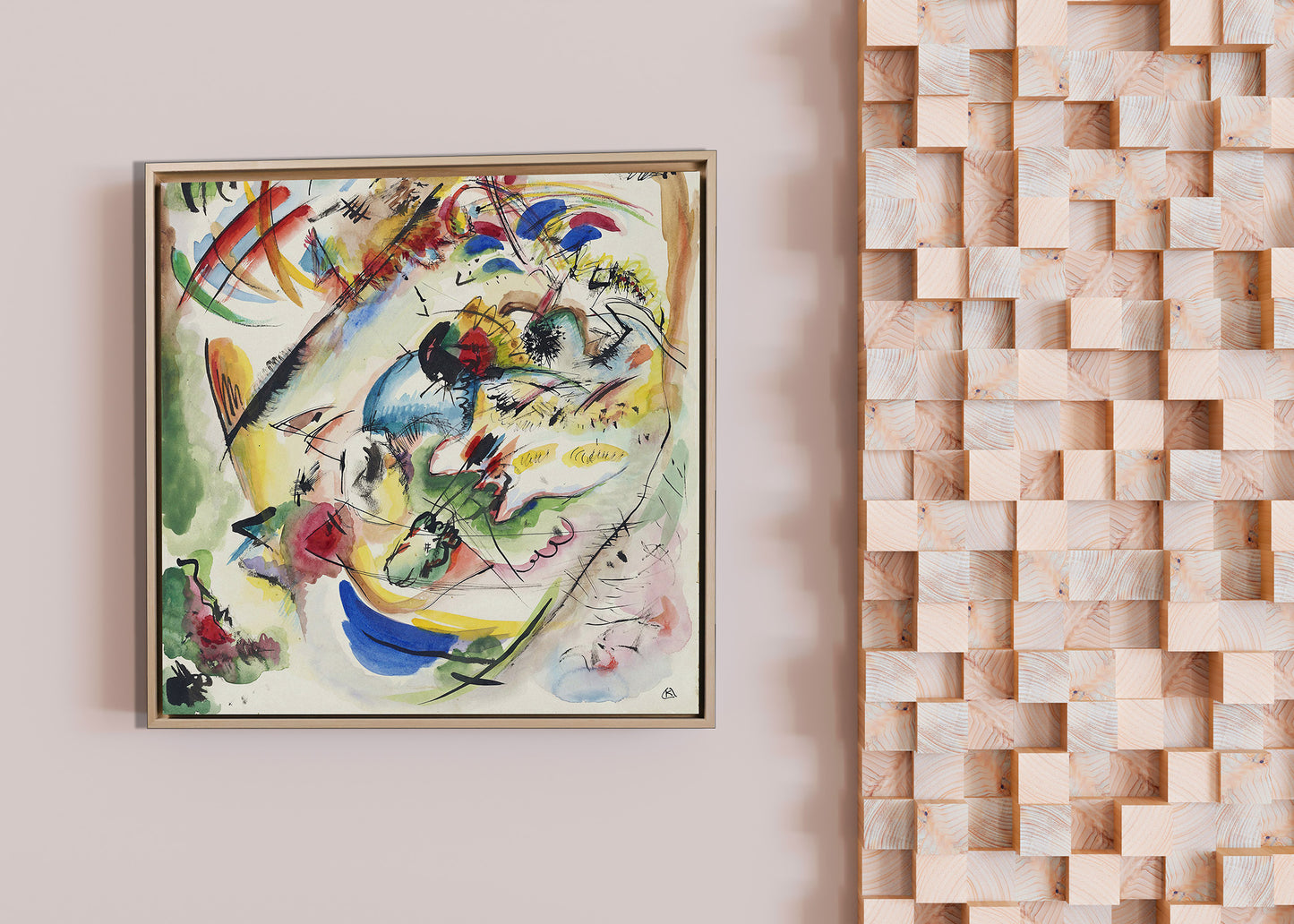 Pop art - Hokusai Wave in Van Gogh style | Flat HD or 3D print