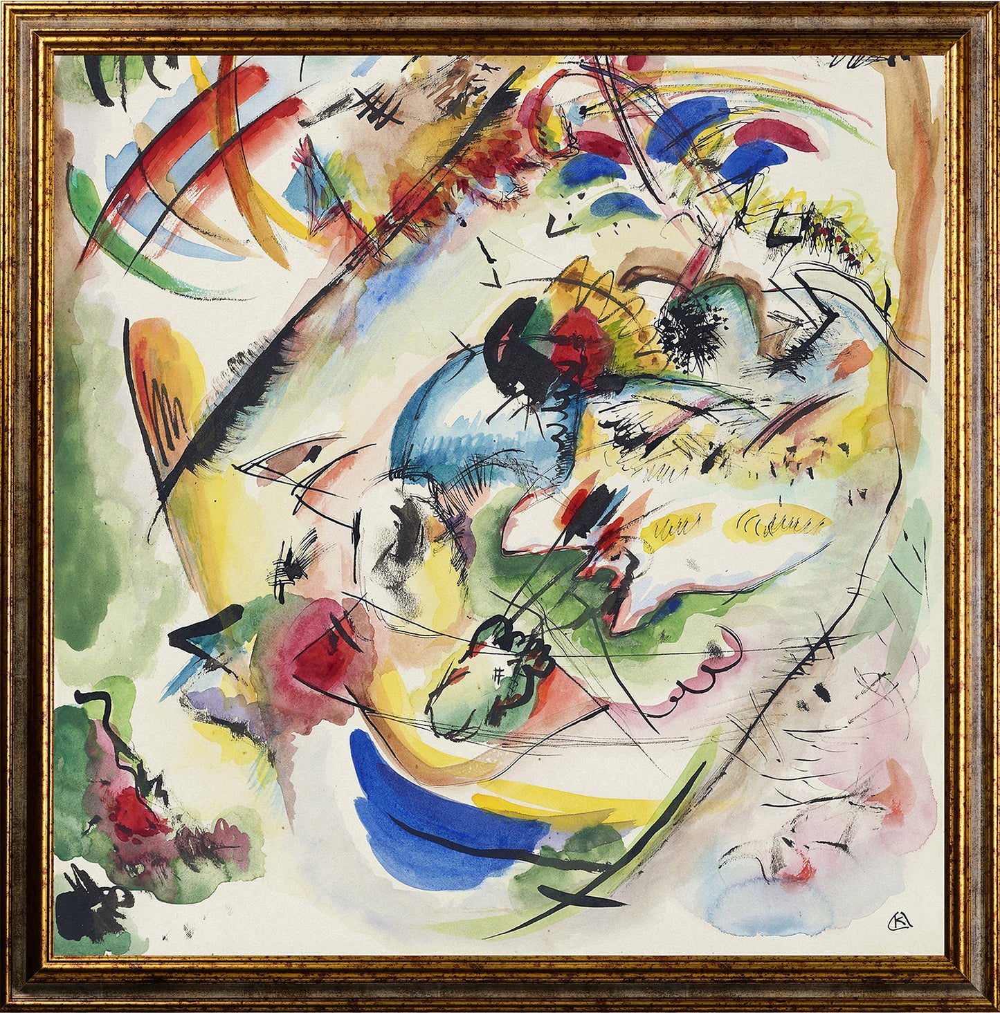 Pop art - Hokusai Wave in Van Gogh style | Flat HD or 3D print