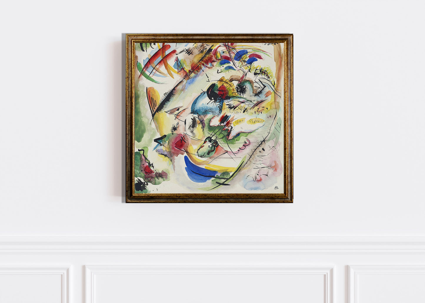 Pop art - Hokusai Wave in Van Gogh style | Flat HD or 3D print