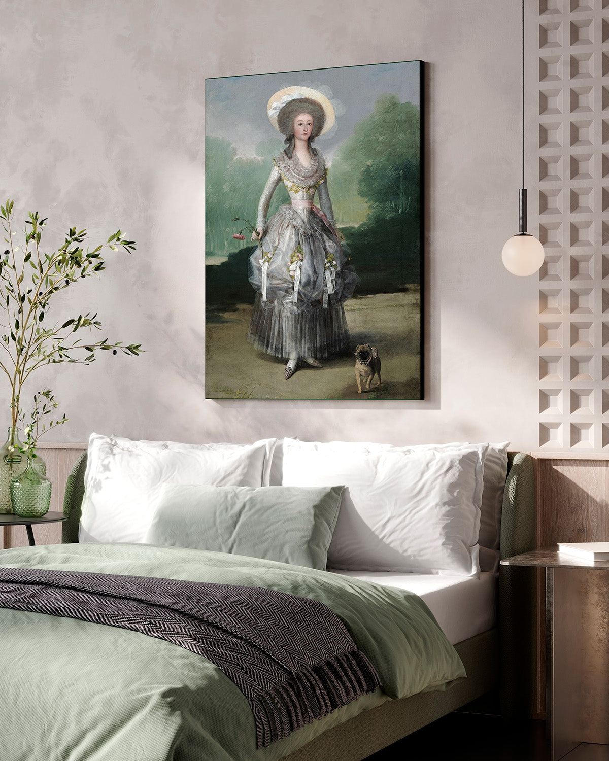 Francisco Goya - La Marchesa de Pontejos | Stampa piatta HD o in 3D