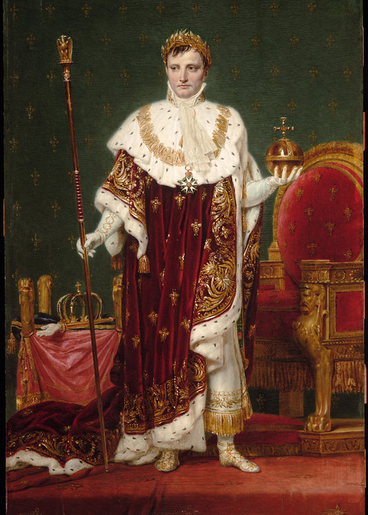 Jaques Louis David - Napoleone I Imperatore | Stampa piatta HD o in 3D