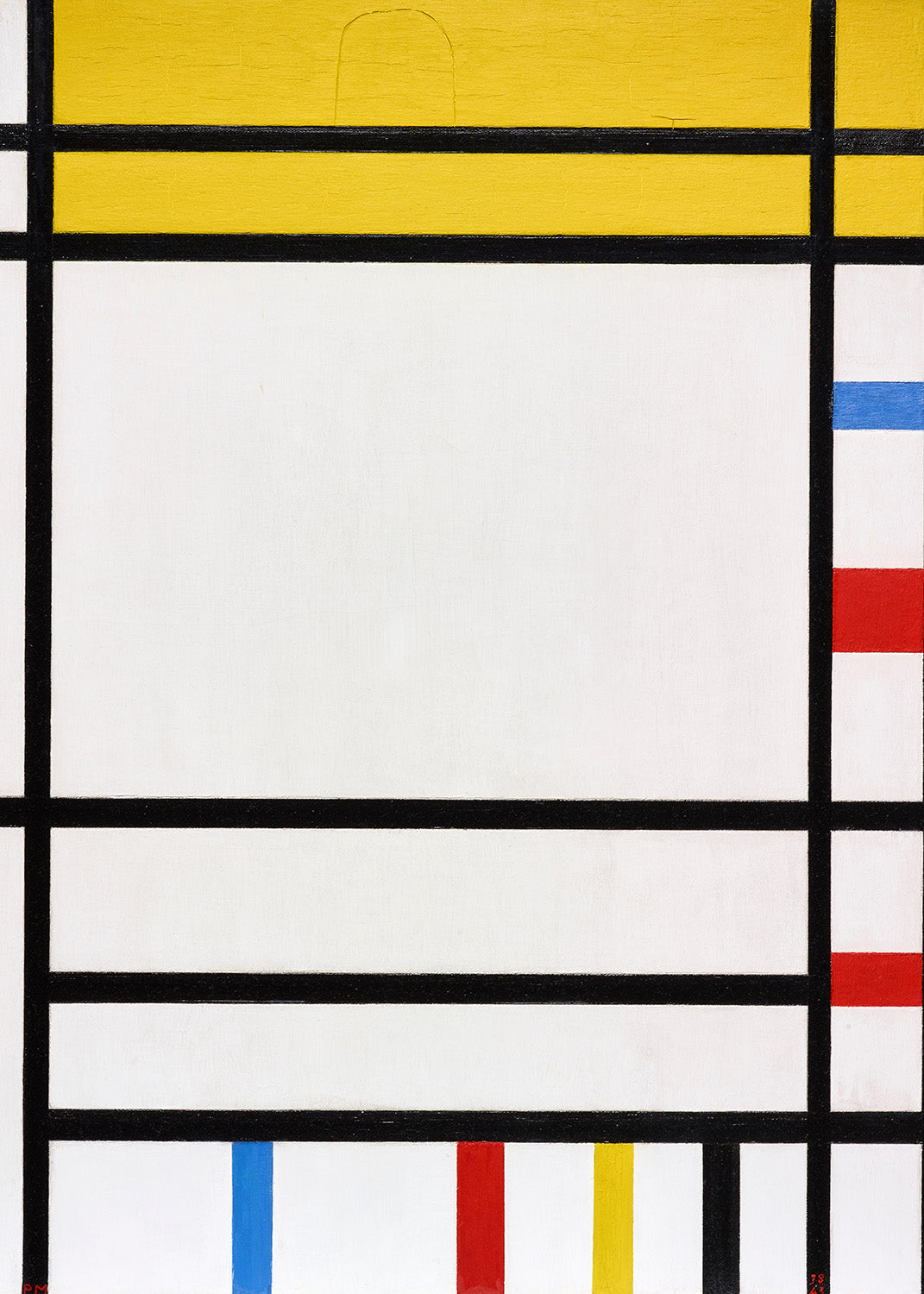 Mondrian - Piazza della concordia | Stampa piatta HD o in 3D