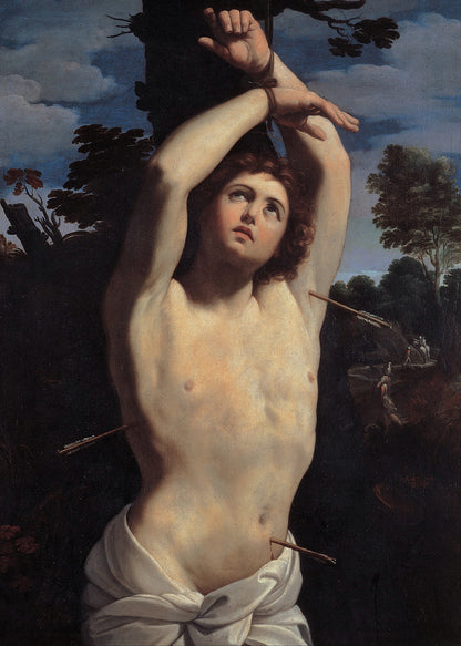 Guido Reni - San Sebastiano | Stampa piatta HD o in 3D
