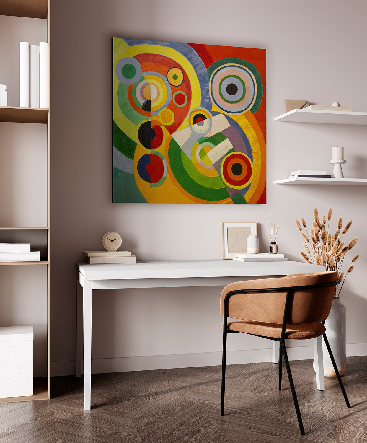 Pop-Art - Hokusai-Welle im Van-Gogh-Stil | HD-Flach- oder 3D-Druck