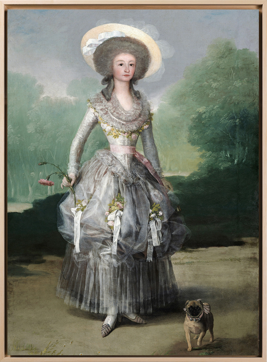 Francisco Goya - La Marchesa de Pontejos | Stampa piatta HD o in 3D