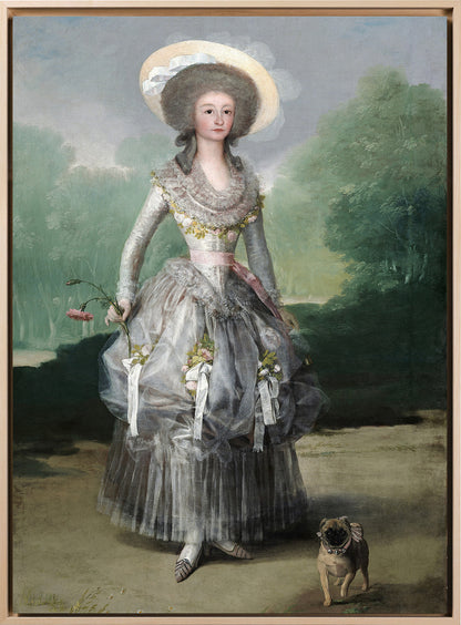 Francisco Goya - La Marchesa de Pontejos | Stampa piatta HD o in 3D