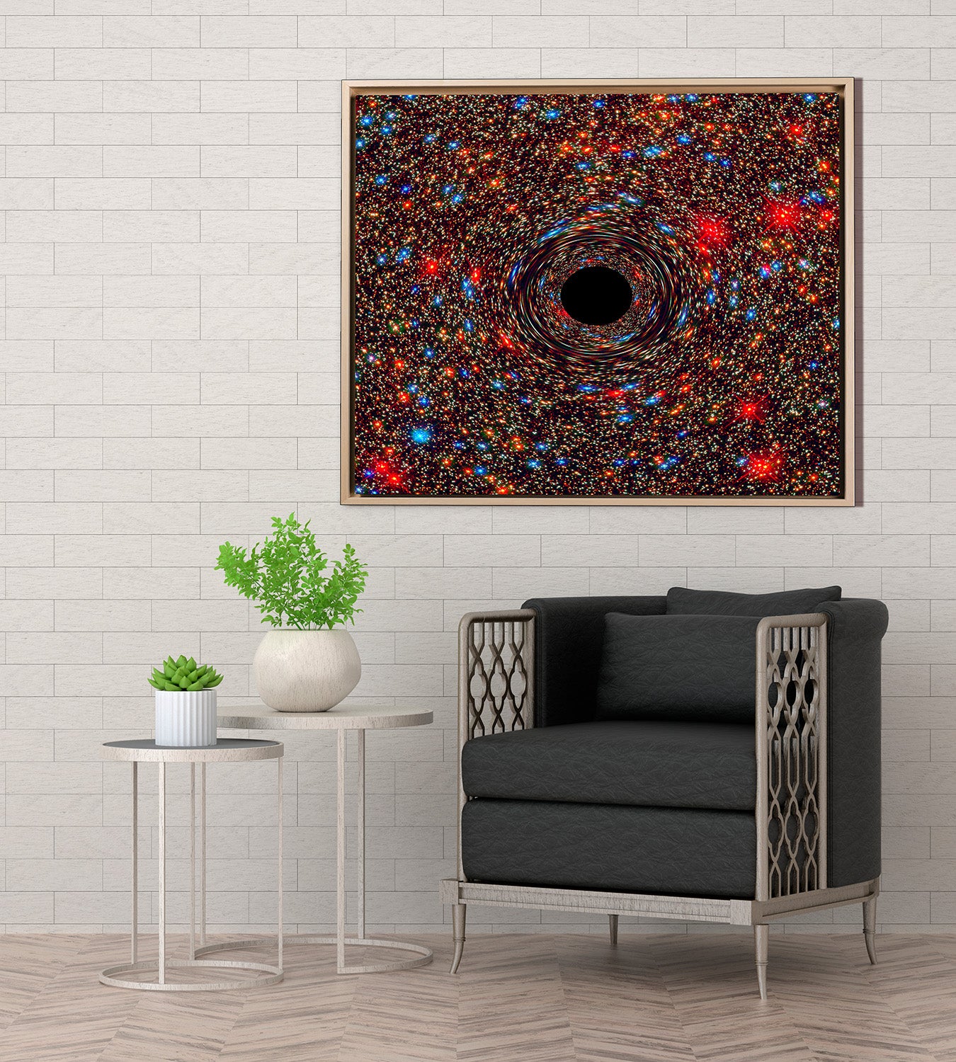 Spazio - Black Hole (Buco Nero) | Stampa piatta HD o in 3D