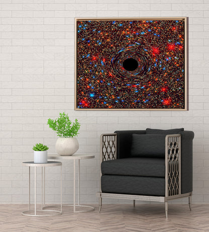 Spazio - Black Hole (Buco Nero) | Stampa piatta HD o in 3D