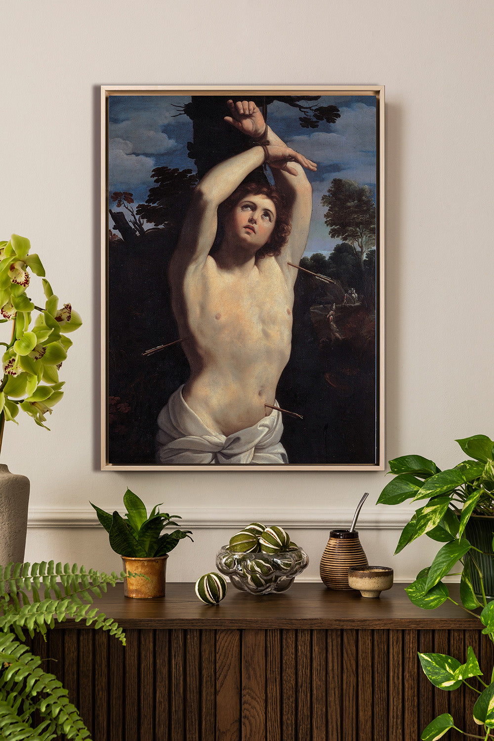 Guido Reni - San Sebastiano | Stampa piatta HD o in 3D