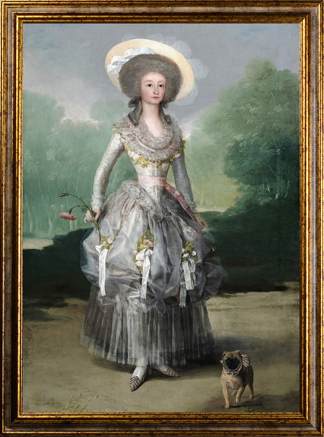 Francisco Goya - La Marchesa de Pontejos | Stampa piatta HD o in 3D