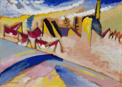 Klimt - Garten mit Sonnenblumen | Glanzeffekt