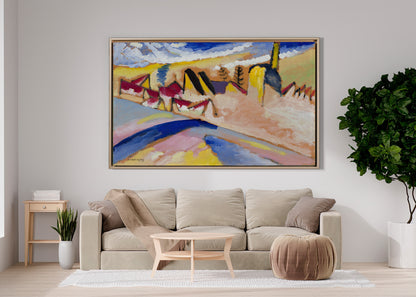 Klimt - Garten mit Sonnenblumen | Glanzeffekt