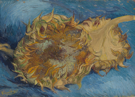 Van Gogh -  Girasoli appassiti | Stampa piatta HD o in 3D