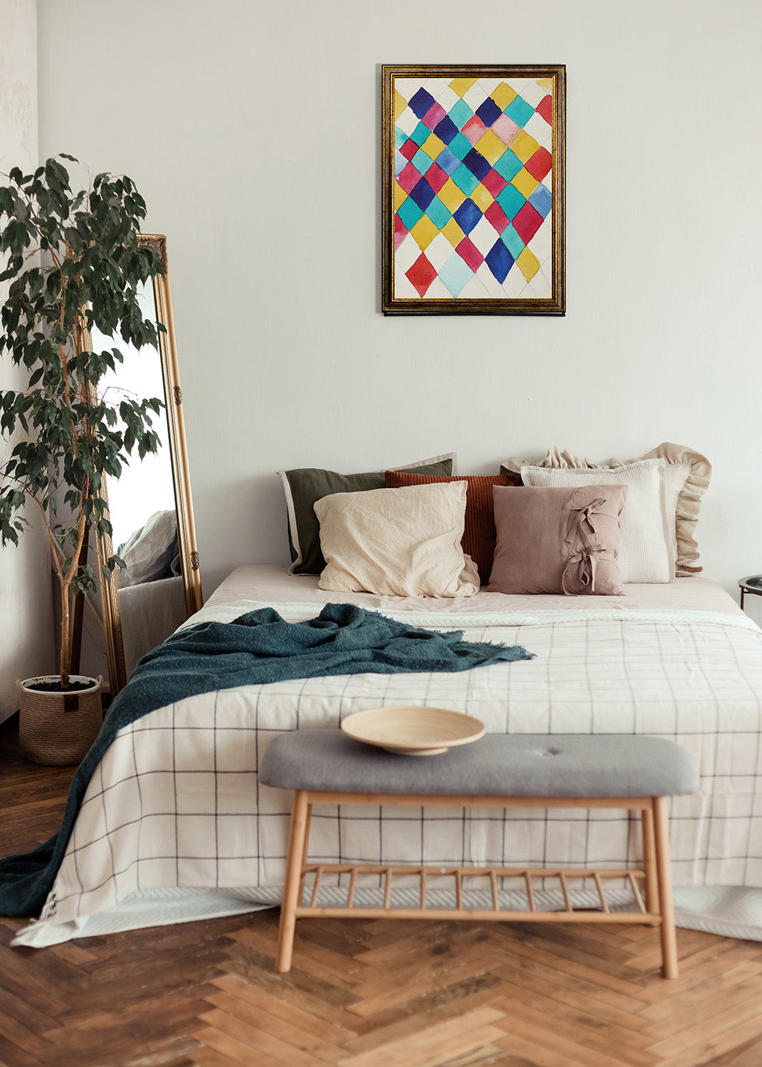 Klimt - Garten mit Sonnenblumen | Glanzeffekt