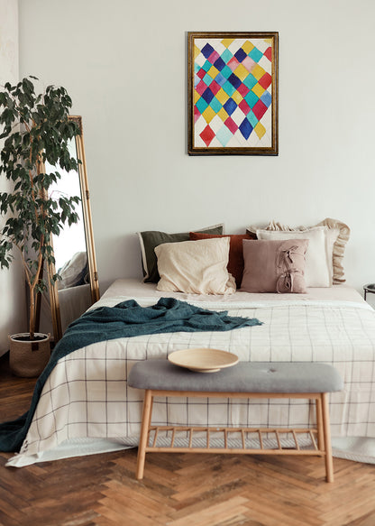 Klimt - Garten mit Sonnenblumen | Glanzeffekt