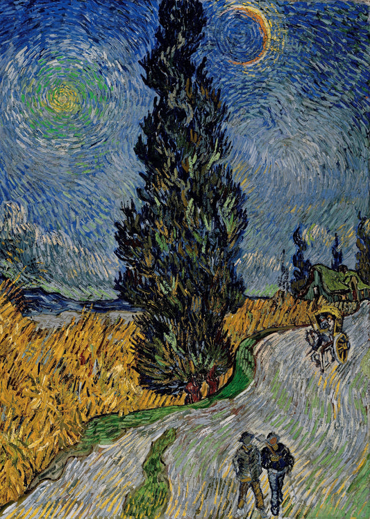 Van Gogh - Cipresso in provenza | Stampa piatta HD o in 3D