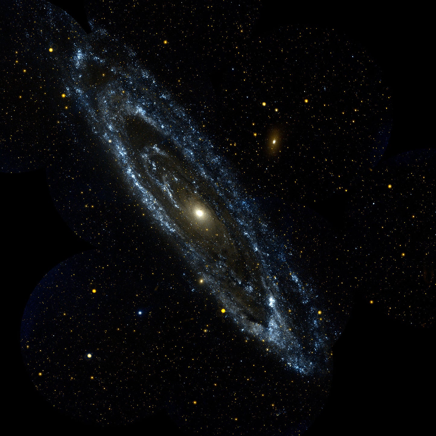 Spazio - Andromeda Galaxy (Galassia di Andromeda) | Stampa piatta HD o in 3D