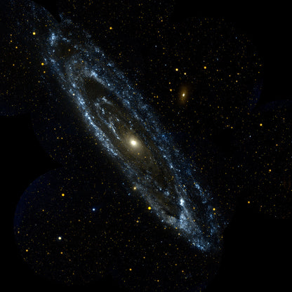 Spazio - Andromeda Galaxy (Galassia di Andromeda) | Stampa piatta HD o in 3D