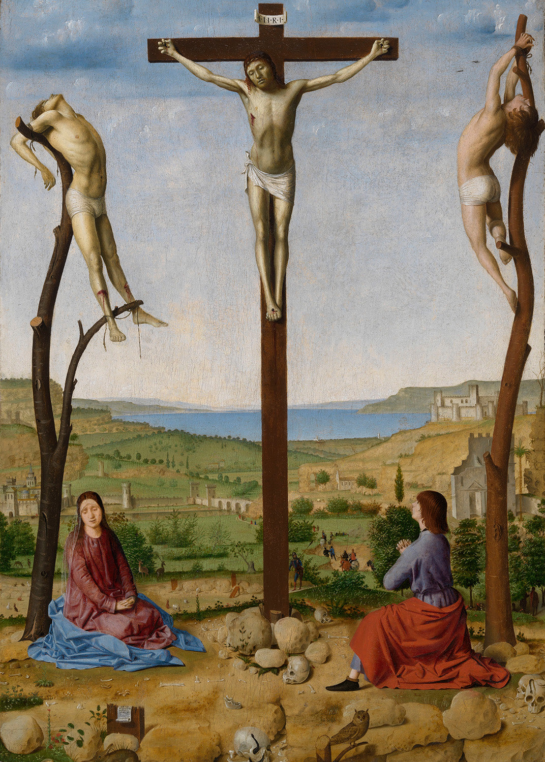 Antonello da Messina - Calvario | Stampa piatta HD o in 3D