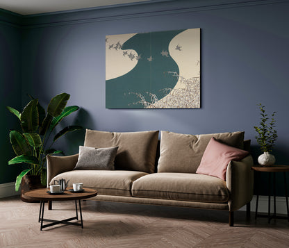 Klimt - Garden with Sunflowers | Glossy Effect