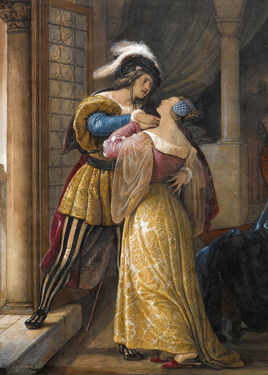 Hayez -  Romeo e Giulietta | Stampa piatta HD o in 3D