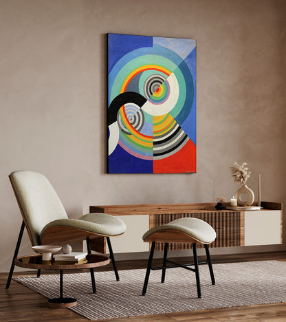 Klimt - Garten mit Sonnenblumen | Glanzeffekt