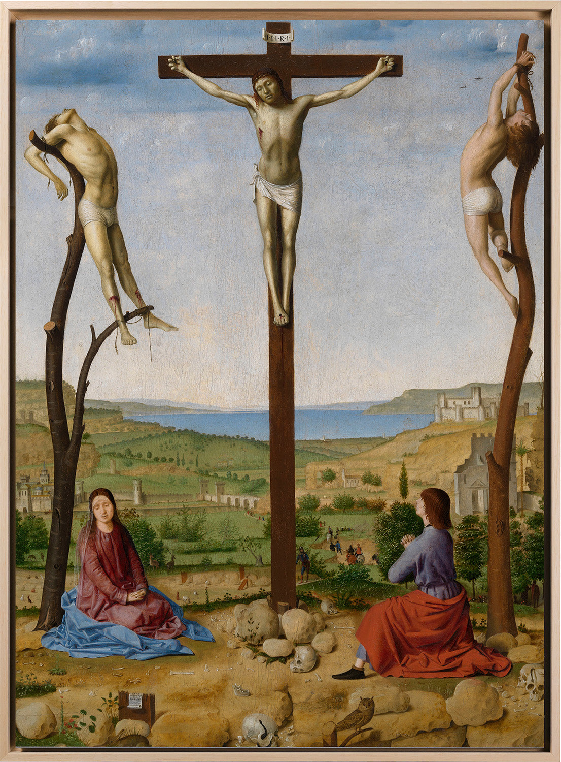 Antonello da Messina - Calvario | Stampa piatta HD o in 3D