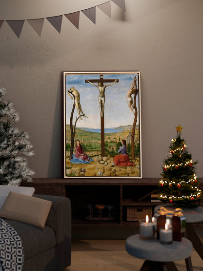 Antonello da Messina - Calvario | Stampa piatta HD o in 3D
