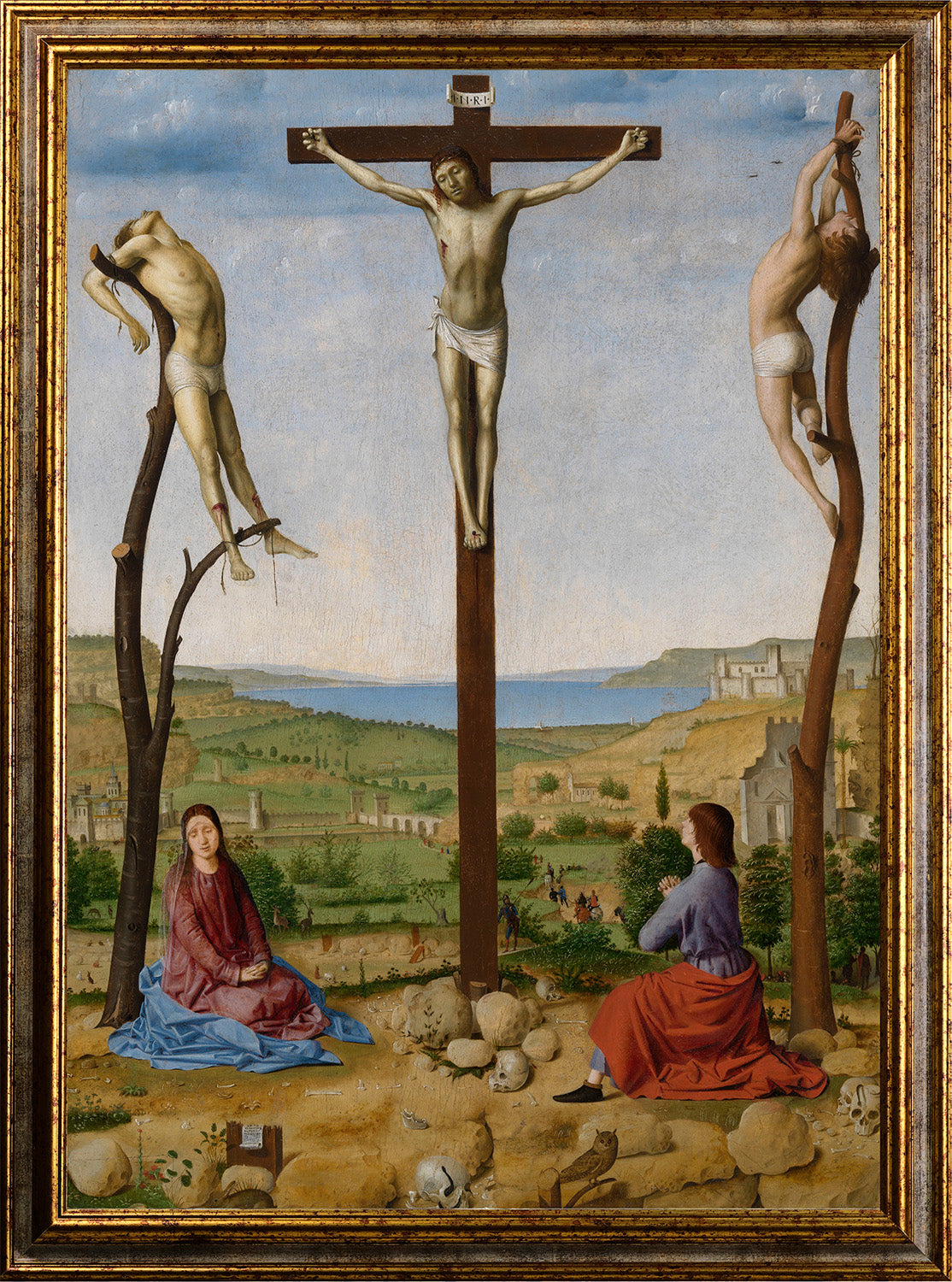 Antonello da Messina - Calvario | Stampa piatta HD o in 3D