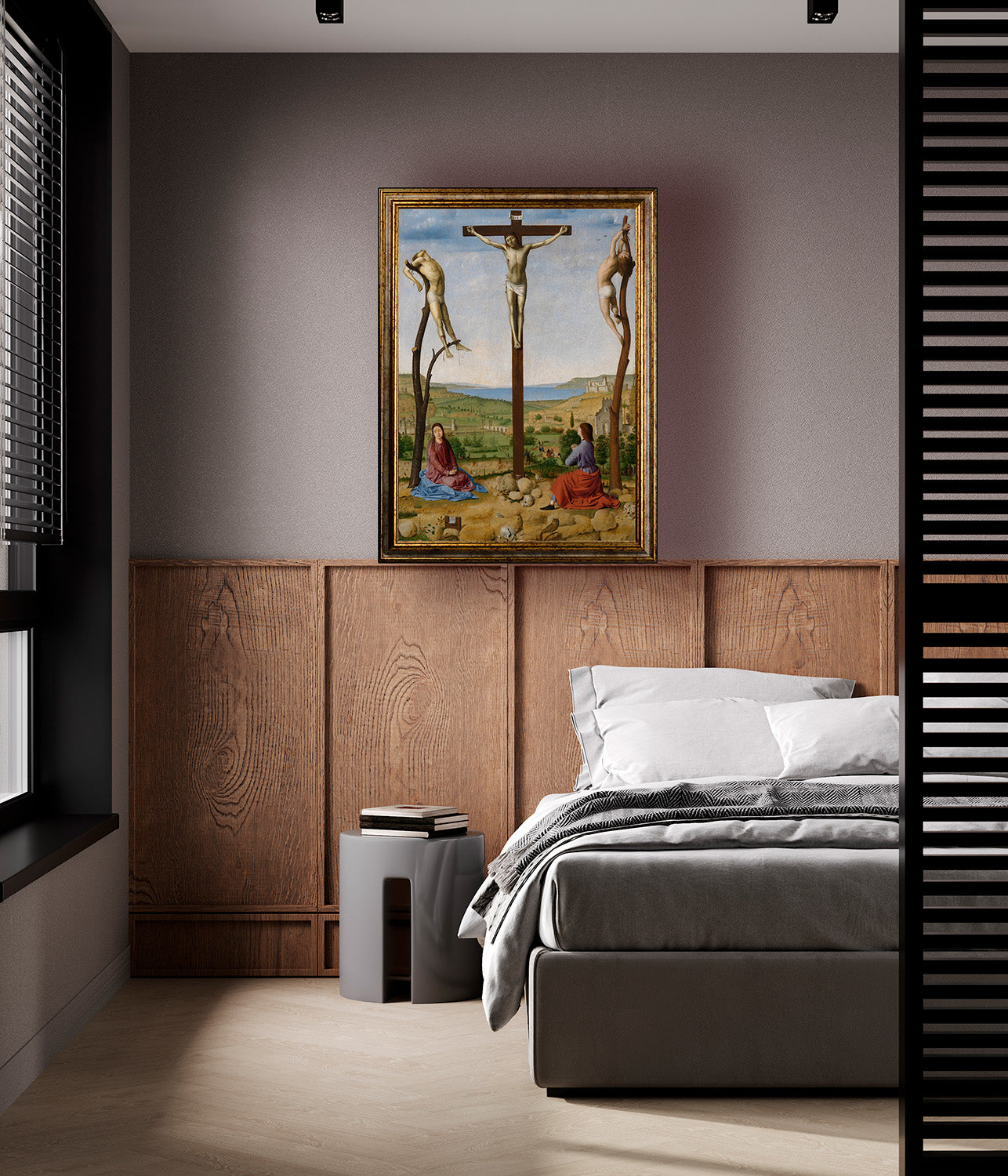 Antonello da Messina - Calvario | Stampa piatta HD o in 3D