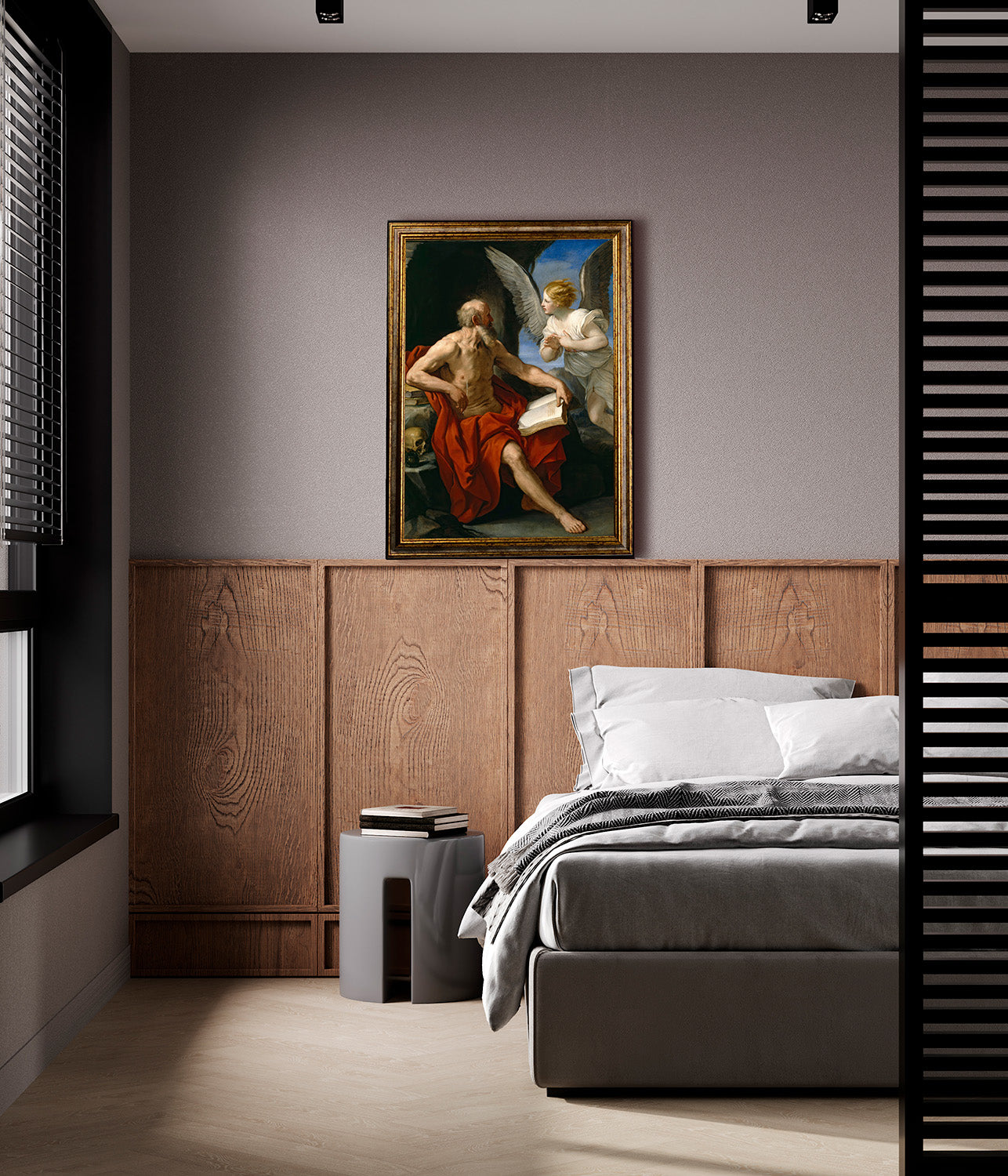 Guido Reni - L'Angelo che appare a San Girolamo | Stampa piatta HD o in 3D