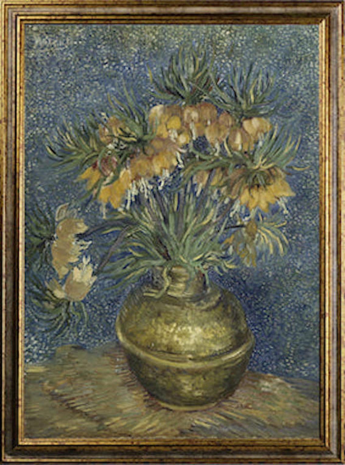 Van Gogh - La Fritillaria imperiale in un vaso di rame | Stampa piatta HD o in 3D