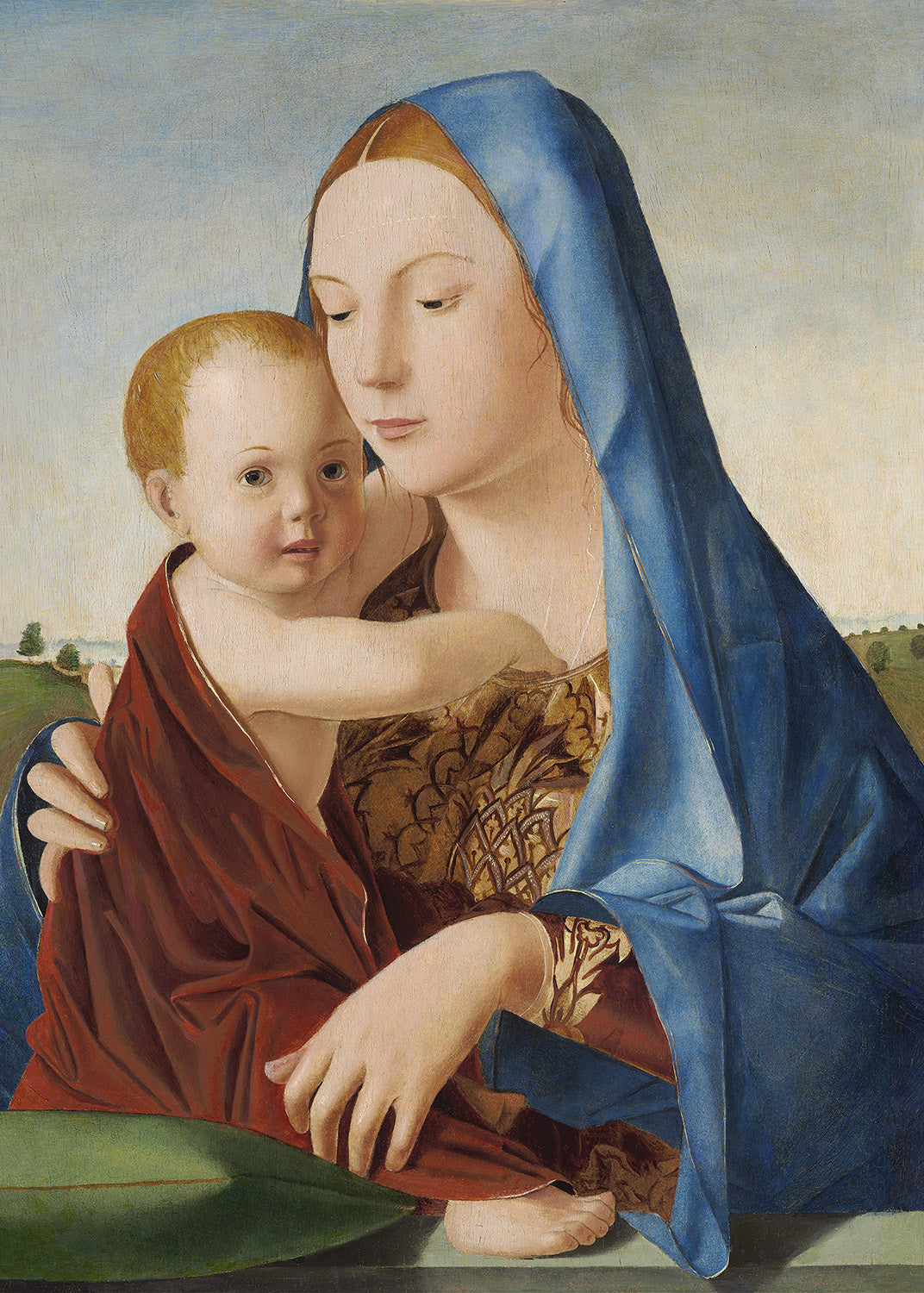 Antonello da Messina - Madonna col bambino | Stampa piatta HD o in 3D