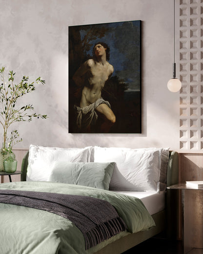 Guido Reni - San Sebastiano (versione 2) | Stampa piatta HD o in 3D
