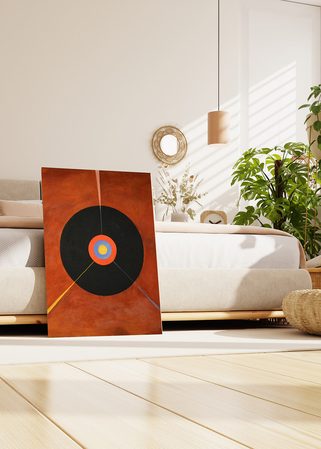 Klimt - Garten mit Sonnenblumen | Glanzeffekt