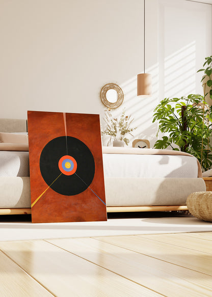 Klimt - Garten mit Sonnenblumen | Glanzeffekt