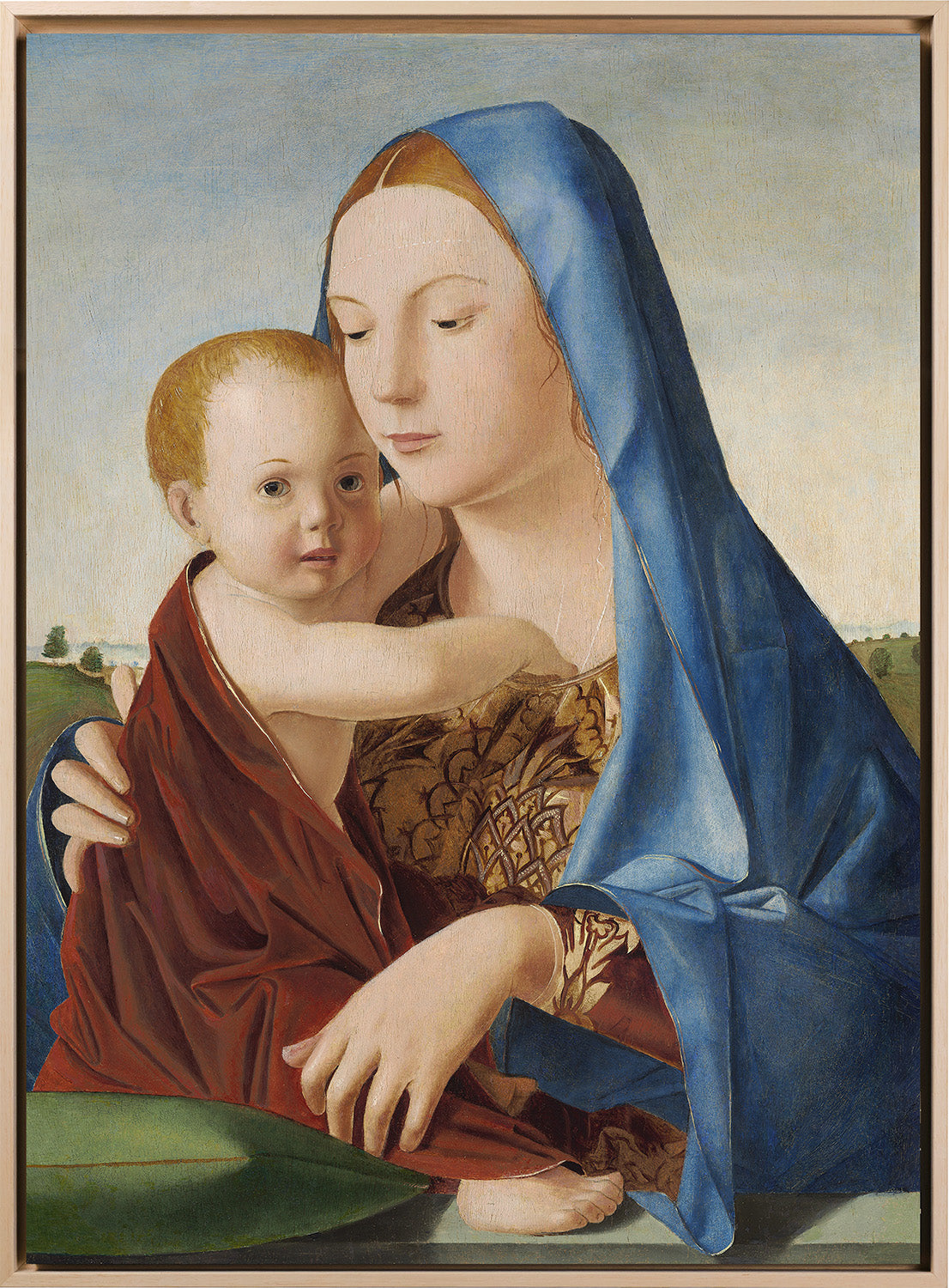 Antonello da Messina - Madonna col bambino | Stampa piatta HD o in 3D